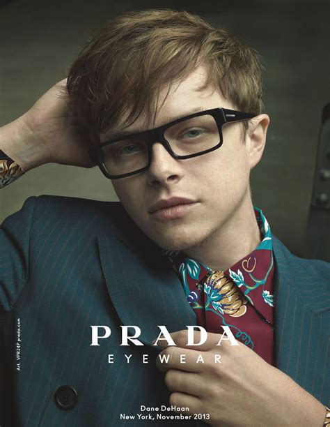 Dane DeHaan For Prada Spring 2014 .